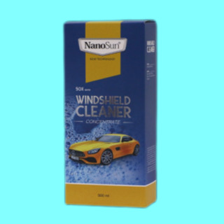 مایع شیشه شوی خودرو نانو سان آلمان ضد انجماد و نرم کننده تیغه برف پاک کن نیم لیتری قابلیت با ترکیب 25 لیتر آب