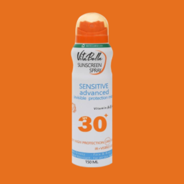 اسپری ضد آفتاب ایتالیایی برند ویتابلا دارای SPF30 و 50