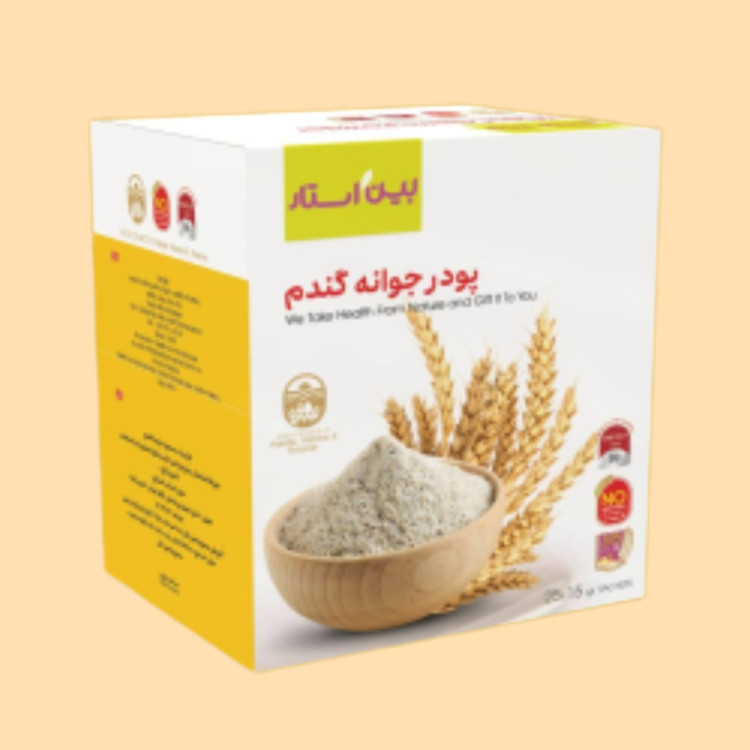 پودر جوانه گندم بین استار ، افزایش وزن ، جلوگیری از پیری زودرس و جوانساز