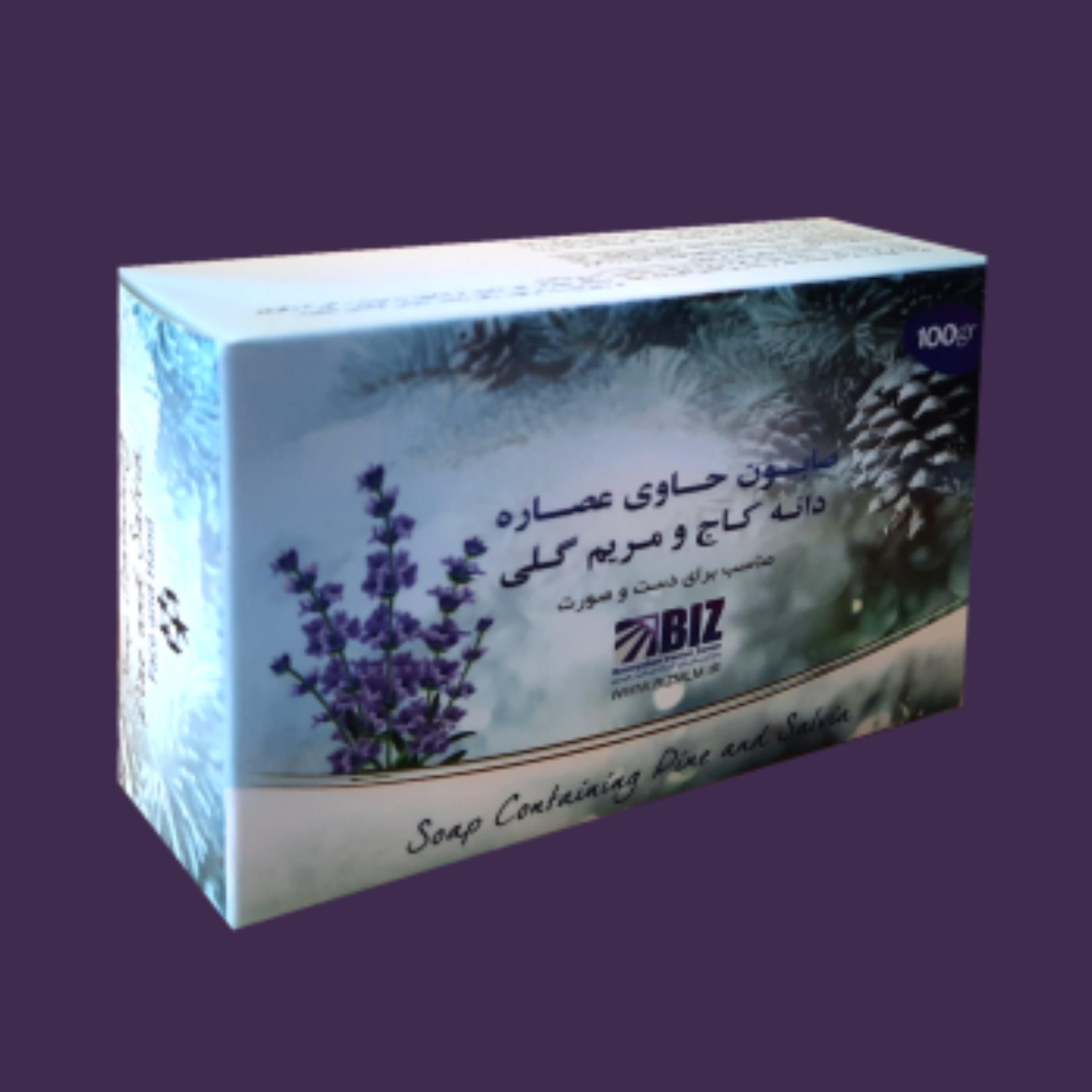 صابون بیوممتیک چند کاره دست و صورت دانه کاج و مریم گلی 3 عددی